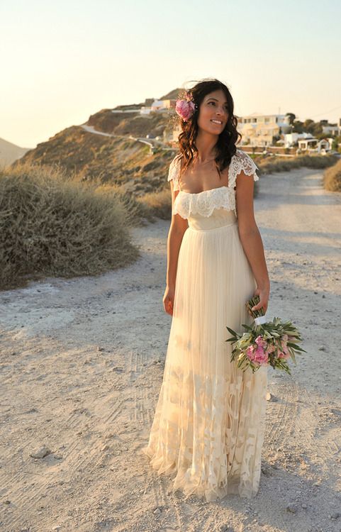 seaside wedding dresses